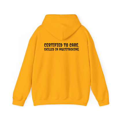 I'm a CNA of Course..." Unisex Heavy Blend Hoodie – Cozy, Stylish, and Perfect for Multitasking | A Black Girl Named Karen Merch by BestfriendTV-Best Friend TV