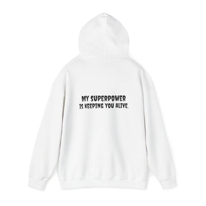 RN Superpower Hoodie – Unisex Heavy Blend Hooded Sweatshirt | BestfriendTV Merch-Best Friend TV