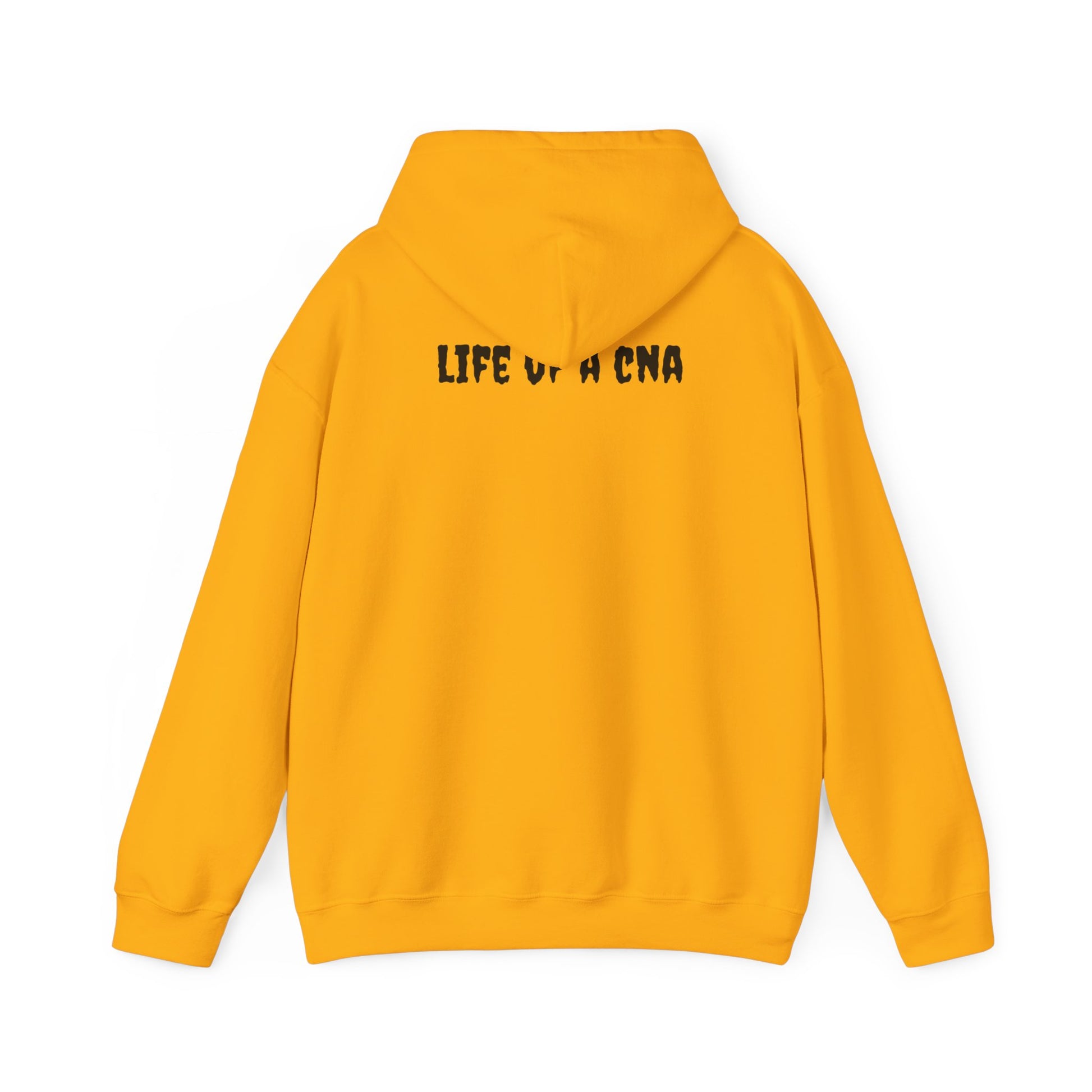 BestfriendTV unisex hoodie with the quote "I'm a CNA, Of Course My Breaks Last Longer Than My Shift," made from a cozy cotton-poly blend.-Best Friend TV