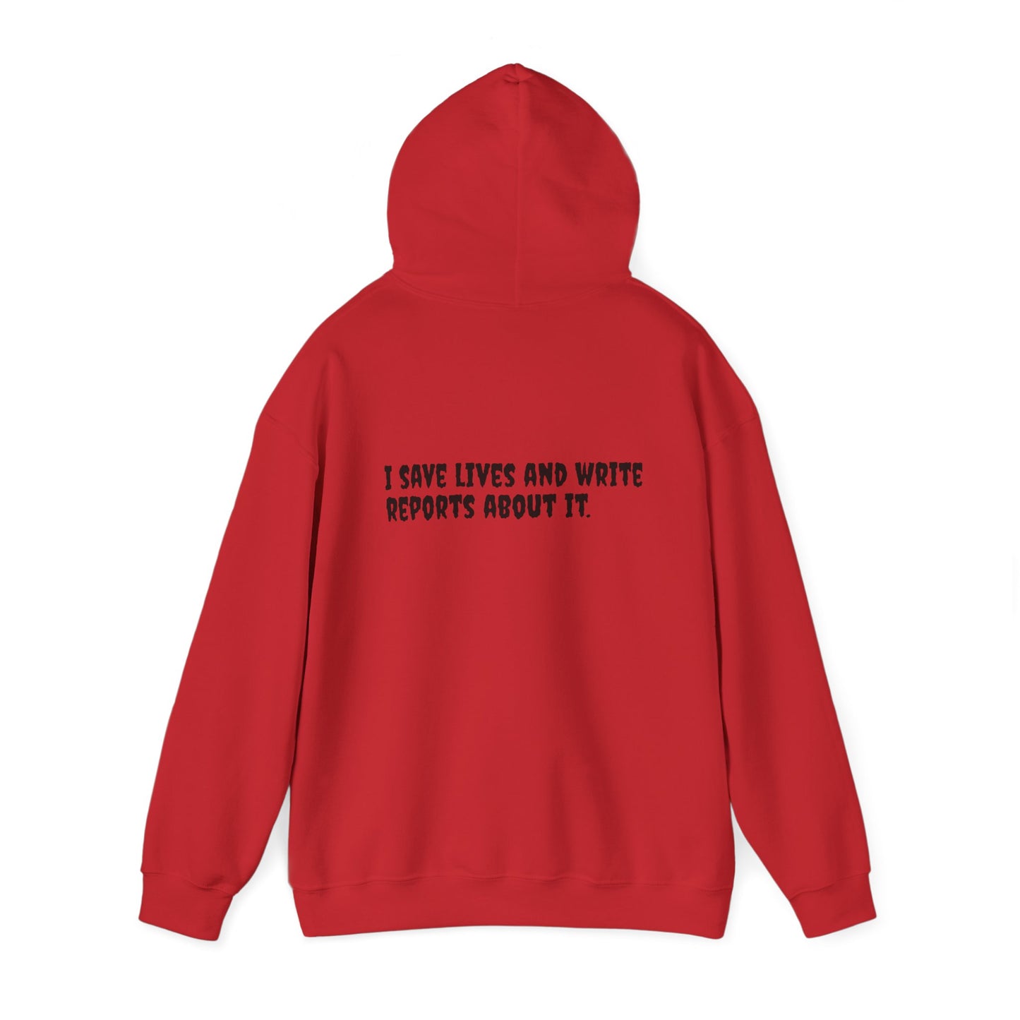 Unisex LPN Hoodie – 'I’m an LPN of Course' Front Print with 'I Save Lives and Write Reports' Back Print | Cozy Cotton-Poly Blend Sweatshirt-Best Friend TV