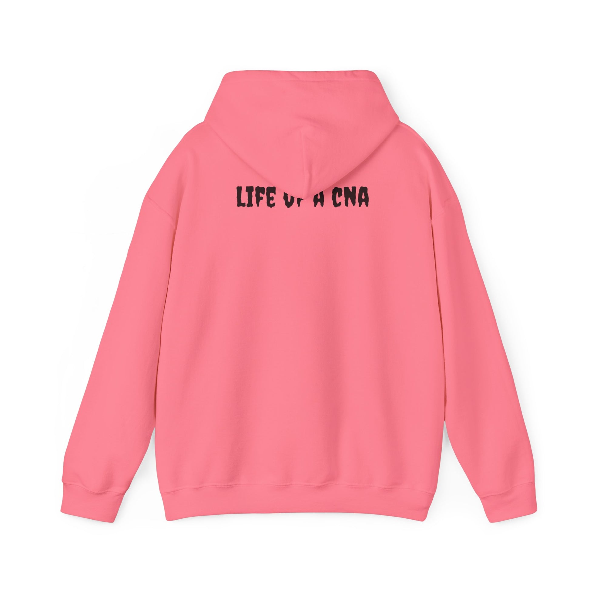 BestfriendTV unisex hoodie with the quote "I'm a CNA, Of Course My Breaks Last Longer Than My Shift," made from a cozy cotton-poly blend.-Best Friend TV