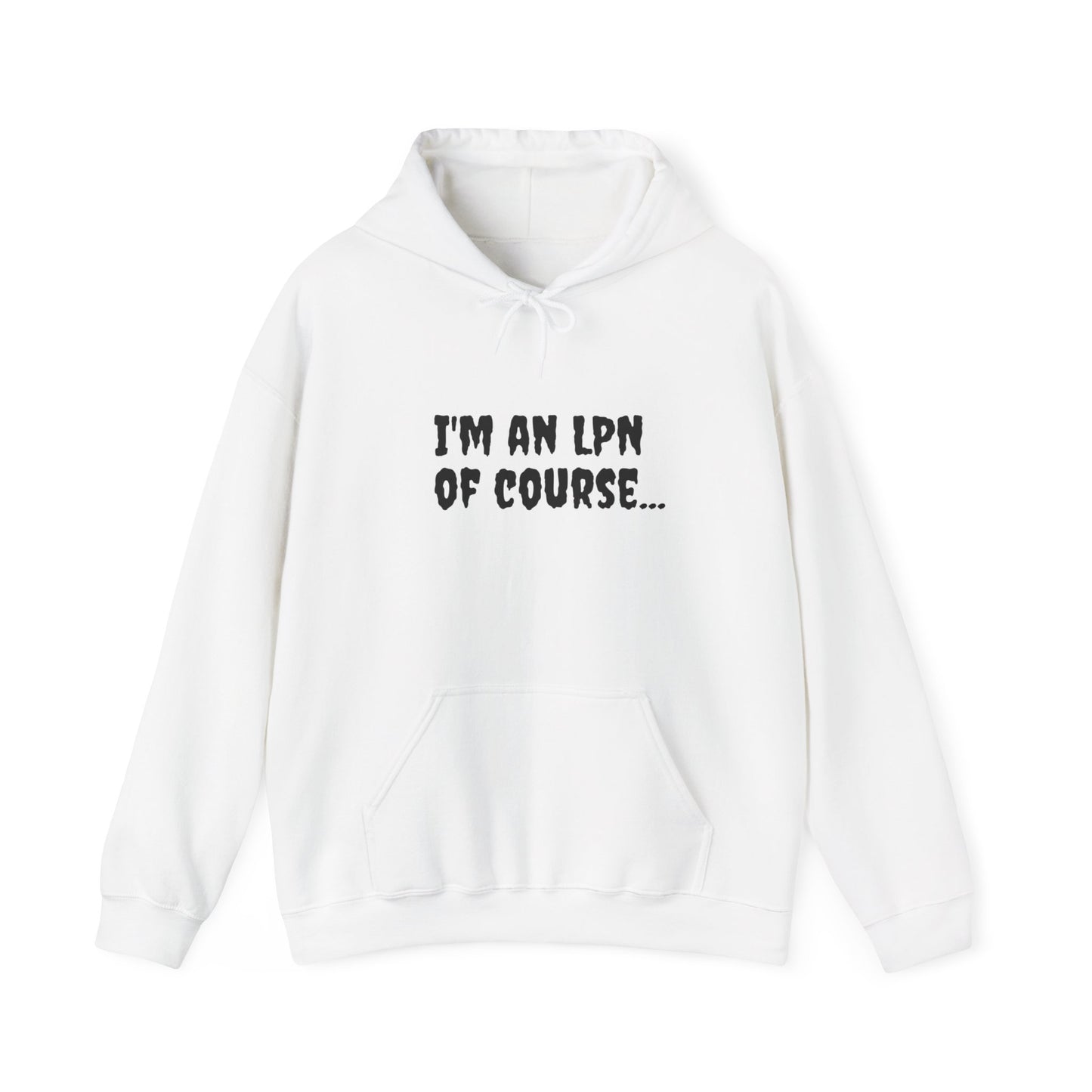 Unisex LPN Hoodie - 'Nursing is My Superpower, Coffee is My Sidekick' | Cozy Cotton-Poly Blend Sweatshirt by BestfriendTV-Best Friend TV