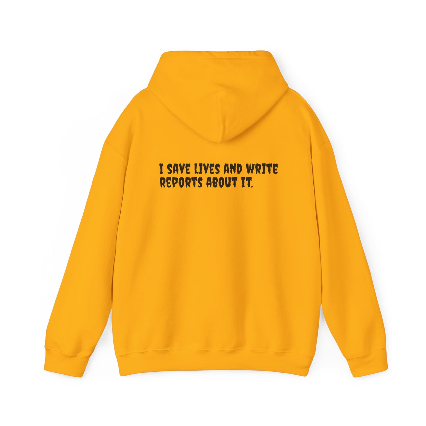 Unisex LPN Hoodie – 'I’m an LPN of Course' Front Print with 'I Save Lives and Write Reports' Back Print | Cozy Cotton-Poly Blend Sweatshirt-Best Friend TV