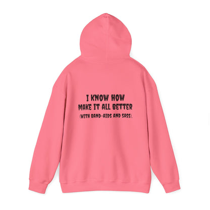 Unisex Heavy Blend LPN Hoodie | Cozy Cotton-Poly Sweatshirt | 'I'm an LPN of Course… with Sass & Style – A Black Girl Named Karen Merch-Best Friend TV