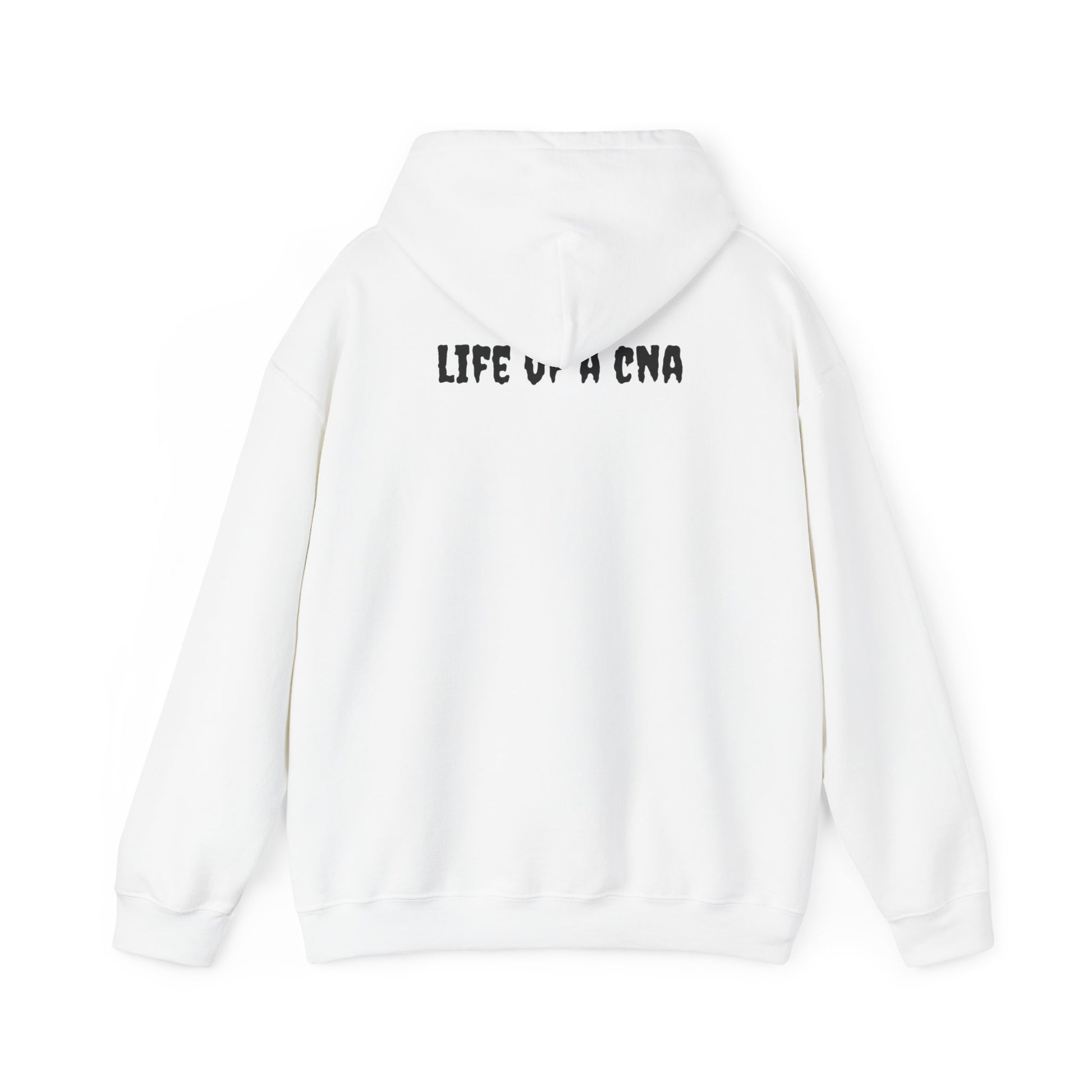 BestfriendTV unisex hoodie with the quote "I'm a CNA, Of Course My Breaks Last Longer Than My Shift," made from a cozy cotton-poly blend.-Best Friend TV