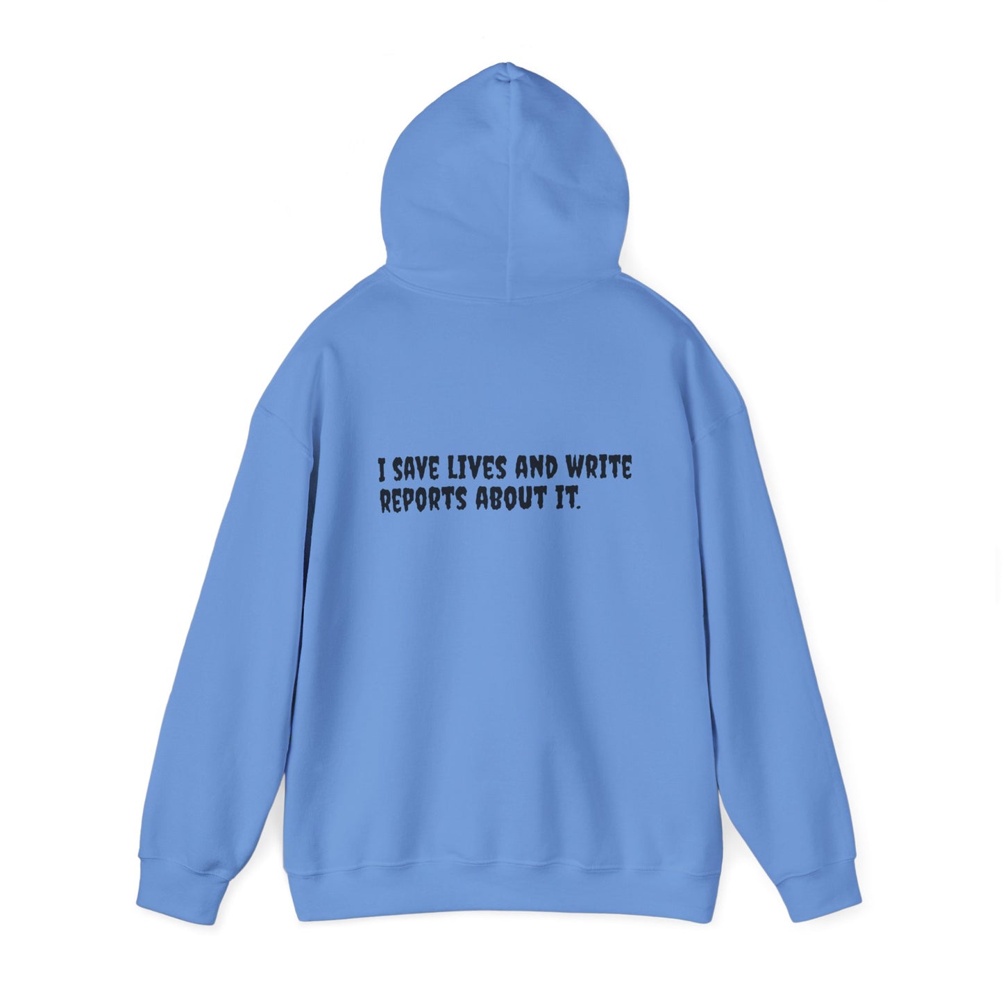 Unisex LPN Hoodie – 'I’m an LPN of Course' Front Print with 'I Save Lives and Write Reports' Back Print | Cozy Cotton-Poly Blend Sweatshirt-Best Friend TV