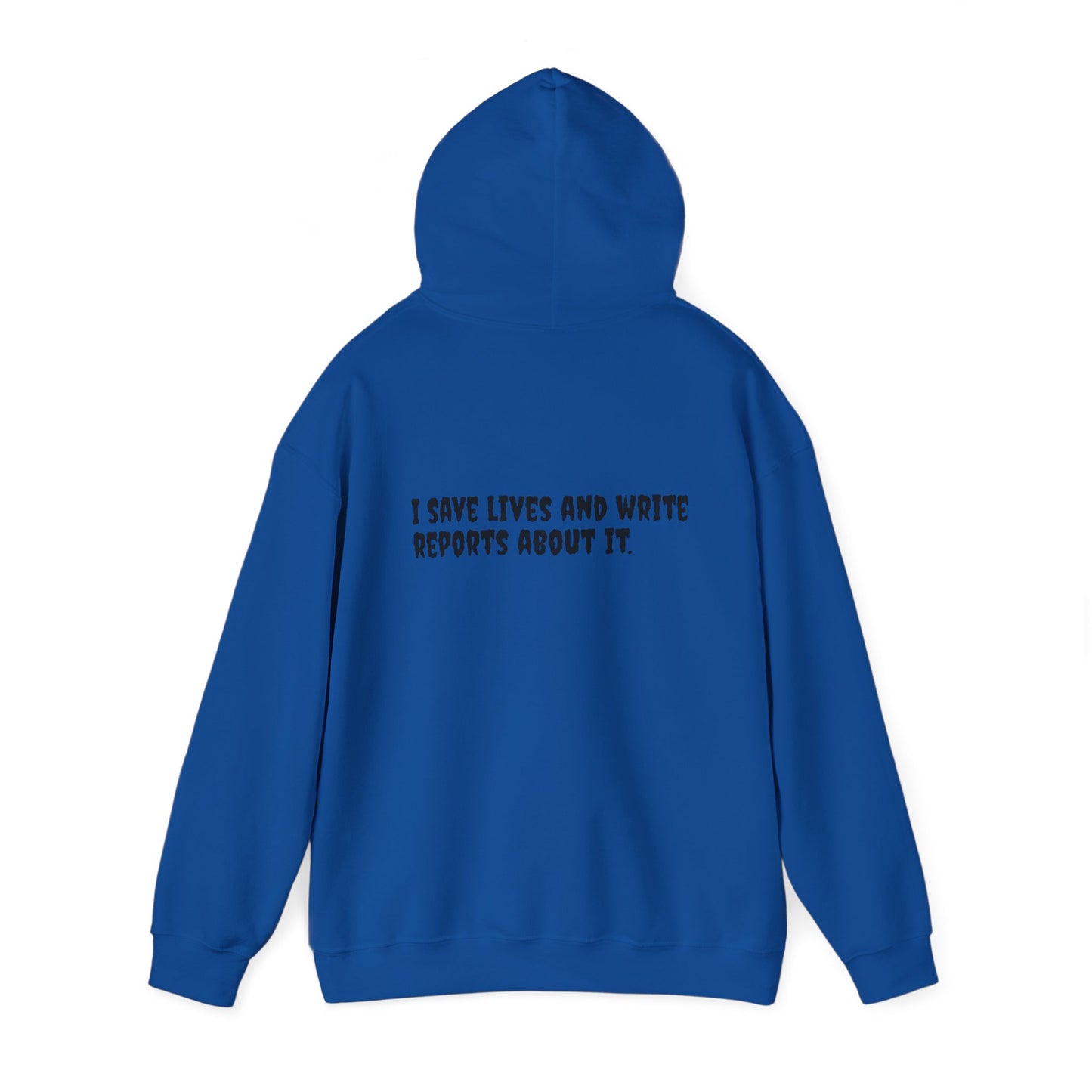 Unisex LPN Hoodie – 'I’m an LPN of Course' Front Print with 'I Save Lives and Write Reports' Back Print | Cozy Cotton-Poly Blend Sweatshirt-Best Friend TV