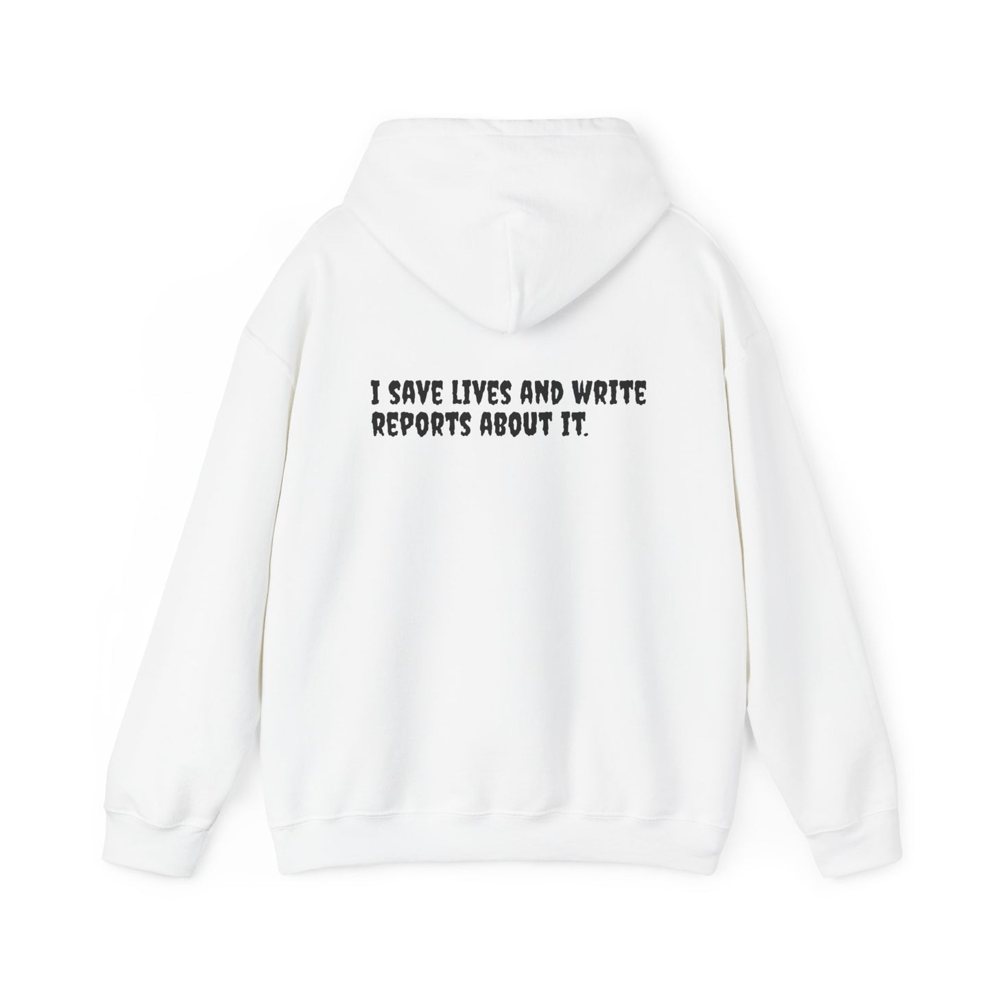 Unisex LPN Hoodie – 'I’m an LPN of Course' Front Print with 'I Save Lives and Write Reports' Back Print | Cozy Cotton-Poly Blend Sweatshirt-Best Friend TV