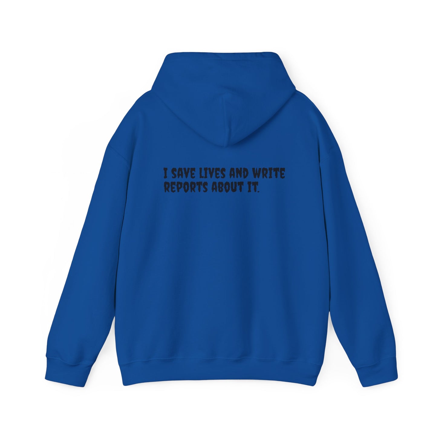 Unisex LPN Hoodie – 'I’m an LPN of Course' Front Print with 'I Save Lives and Write Reports' Back Print | Cozy Cotton-Poly Blend Sweatshirt-Best Friend TV