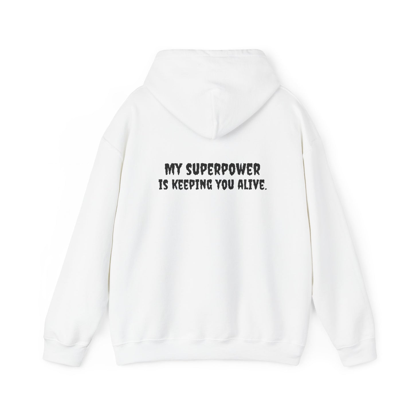 RN Superpower Hoodie – Unisex Heavy Blend Hooded Sweatshirt | BestfriendTV Merch-Best Friend TV