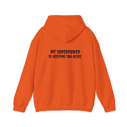 RN Superpower Hoodie – Unisex Heavy Blend Hooded Sweatshirt | BestfriendTV Merch-Best Friend TV