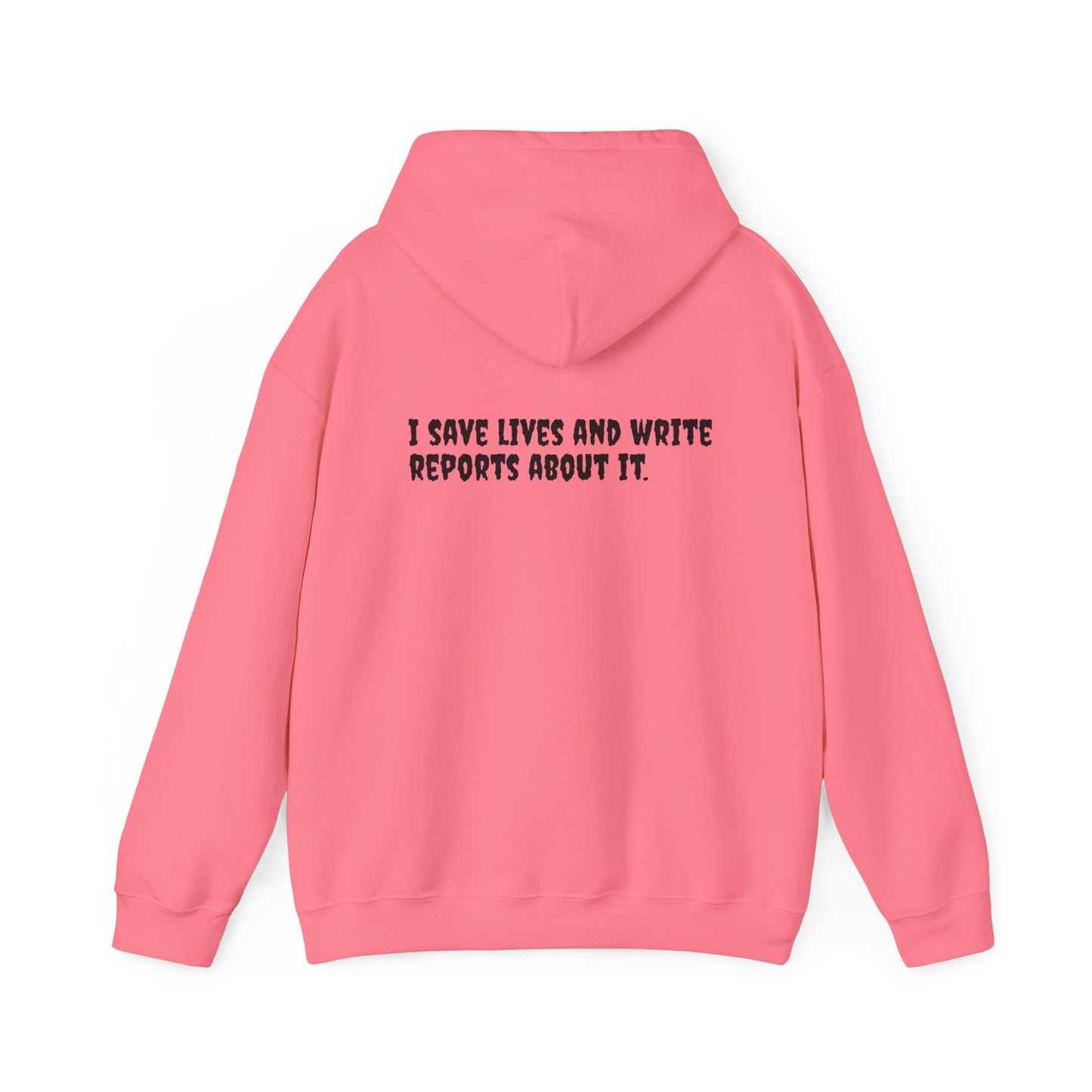 Unisex LPN Hoodie – 'I’m an LPN of Course' Front Print with 'I Save Lives and Write Reports' Back Print | Cozy Cotton-Poly Blend Sweatshirt-Best Friend TV