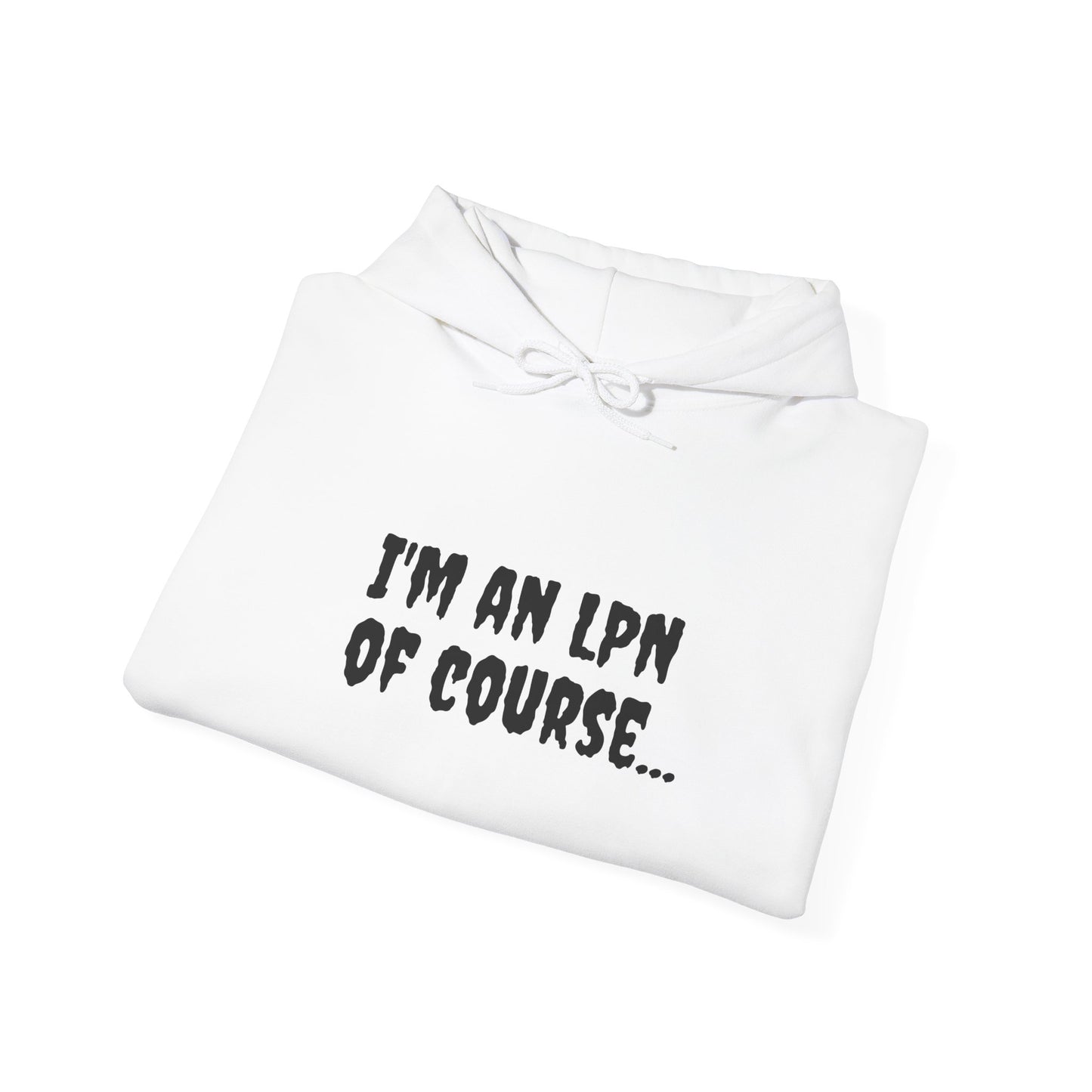 Unisex LPN Hoodie - 'Nursing is My Superpower, Coffee is My Sidekick' | Cozy Cotton-Poly Blend Sweatshirt by BestfriendTV-Best Friend TV