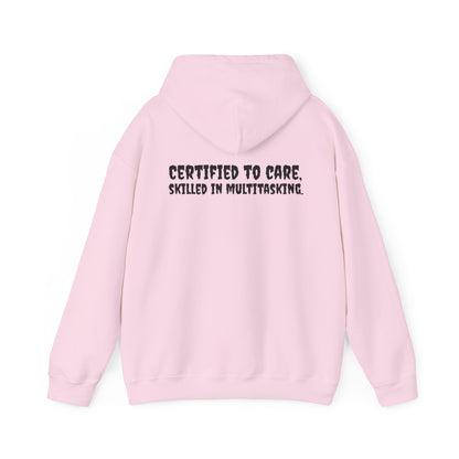 I'm a CNA of Course..." Unisex Heavy Blend Hoodie – Cozy, Stylish, and Perfect for Multitasking | A Black Girl Named Karen Merch by BestfriendTV-Best Friend TV